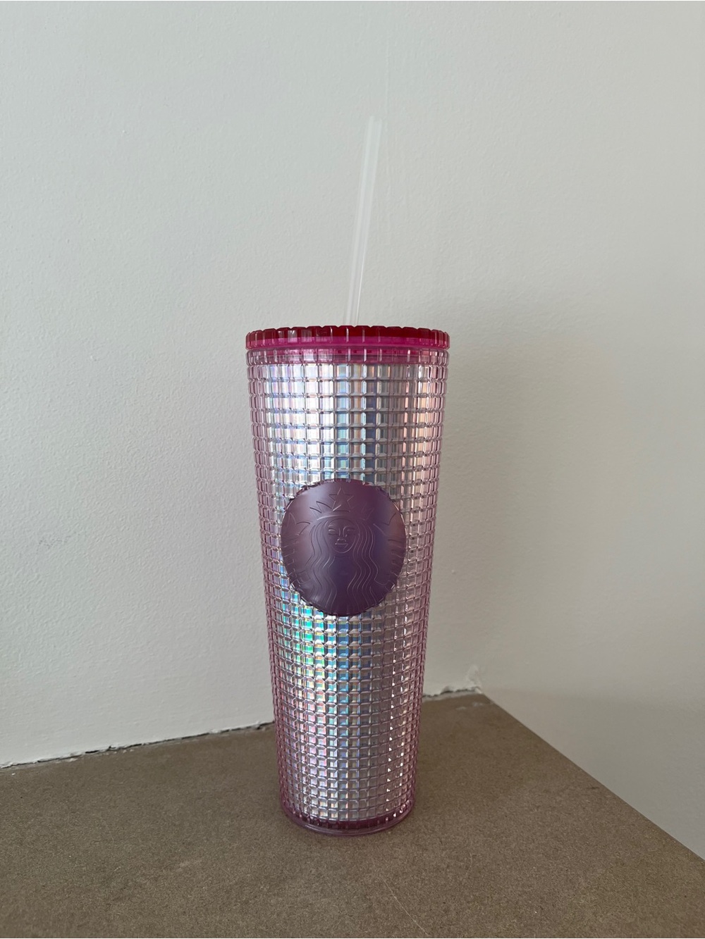 Starbucks Iridescent Pink Tumbler with Straw - New!! - Picture 2 of 6